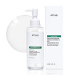 Anua Heartleaf Pore Control Cleansing Oil is a gentle yet potent cleansing oil that effectively removes makeup, blackheads, and sebum from your pores. It contains plant-based oils such as jojoba, olive fruit, and grape seed oils to deeply cleanse and nourish your skin. It also contains heartleaf extract, a soothing ingredient that helps prevent irritation and inflammation. This cleansing oil is suitable for all skin types, especially sensitive and acne-prone skin. It leaves your skin refreshed and hydrated without feeling greasy or clogging your pores. Anua Heartleaf Pore Control Cleansing Oil Mild - 200ml