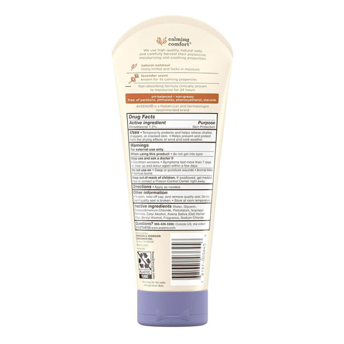 Aveeno Baby Baby Skin Baby Comfort Bedtime Delicate Skin pH Balanced Protective Nourished Soft