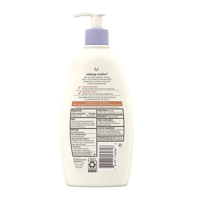 Aveeno Baby Baby Skin Baby Comfort Bedtime Delicate Skin pH Balanced Protective Nourished Soft
