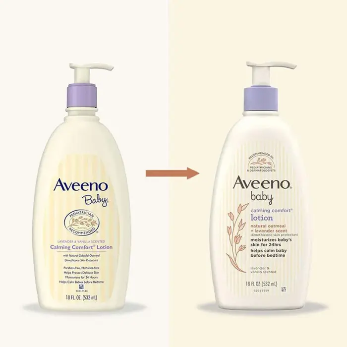 Aveeno Baby Baby Skin Baby Comfort Bedtime Delicate Skin pH Balanced Protective Nourished Soft