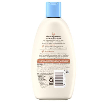 Aveeno Baby Baby Skin Baby Comfort Bedtime Delicate Skin pH Balanced Protective Nourished Soft