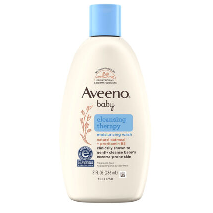 Aveeno Baby Baby Skin Baby Comfort Bedtime Delicate Skin pH Balanced Protective Nourished Soft