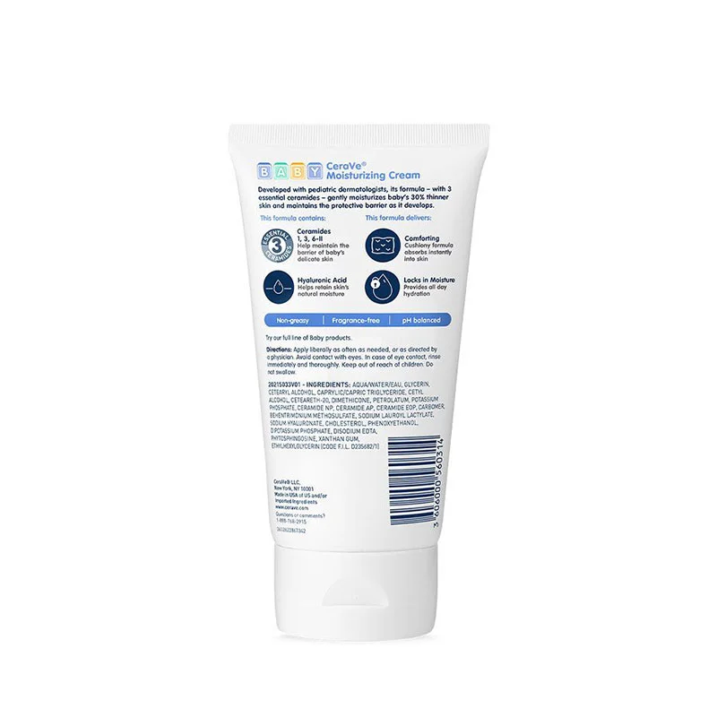 CeraVe-Baby-Moisturizing-Cream-142gm-1 Cream & Moisturizers, Mom & Baby, Japan Mart
