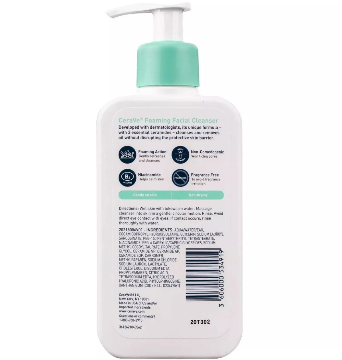 CeraVe-Foaming-Cleanser-For-Normal-To-Oily-Skin-237ml-1 Acne, Pimple, Anti-aging, Blackheads/Whiteheads, Cleanser, Eye Makeup Remover, Eyes, Face, Face Care, Facewash, Freckles, Makeup, Makeup Remover, Melanin, Melasma, Oil Control, Pigmentation/Suntan, Pores, Rashes, Redness, Scars, Sensitivity, Skin, Skin Treatment, Tan removal, Top Brands, Treatment, Japan Mart