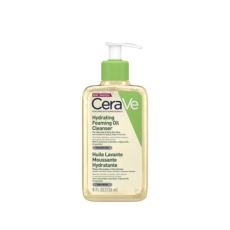 CeraVe-Hydrating-Foaming-Oil-Cleanser-236ml Cleanser, Dull Skin Treatment, Face Care, Facewash, Hot Offer, Oil Control, Skin, Skin Treatment, Top Brands, Treatment, Japan Mart
