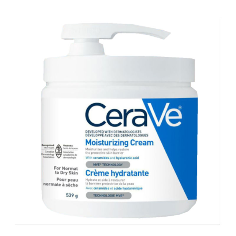 CeraVe-Moisturizing-Cream-Normal-To-Dry-Skin-With-Pump-539gm Body Care, Cold Protection, Dryness, Face Care, Lotions & Creams, Moisturizer, Skin, Skin Treatment, Treatment, Japan Mart