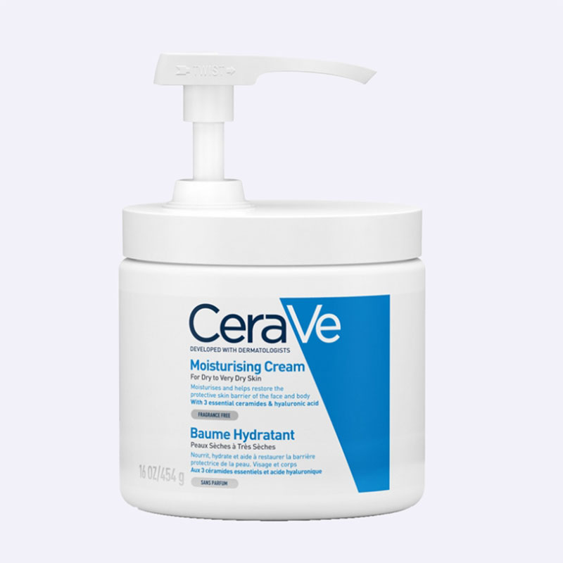 Cerave-Moisturising-Cream-Pump-454ml Body Care, Cold Protection, Dryness, Face Care, Lotions & Creams, Moisturizer, Skin, Skin Treatment, Top Brands, Treatment, Japan Mart