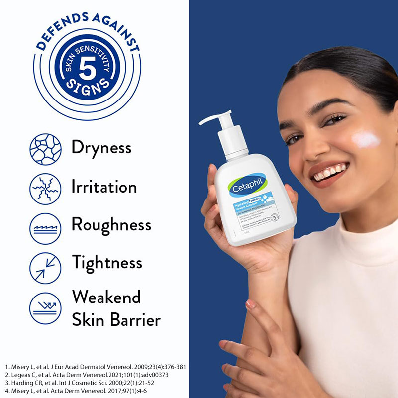 Cetaphil-Hydrating-Foming-Cream-Cleanser-236ml-Dry-To-Normal-Sensitive-Skin-5 Cleanser, Face Care, Skin, Top Brands, Japan Mart