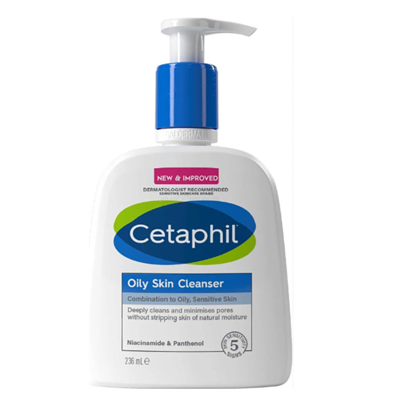 Cetaphil-Oily-Skin-Cleanser-For-Combination-To-Oily-Sensitive-Skin-236ml Cleanser, Face Care, Skin, Top Brands, Japan Mart