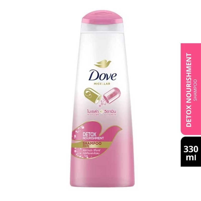 dove detox nourishment shampoo, dove shampoo, detox nourishment shampoo, shampoo for damage hair, nourishment shampoo, Japan Mart