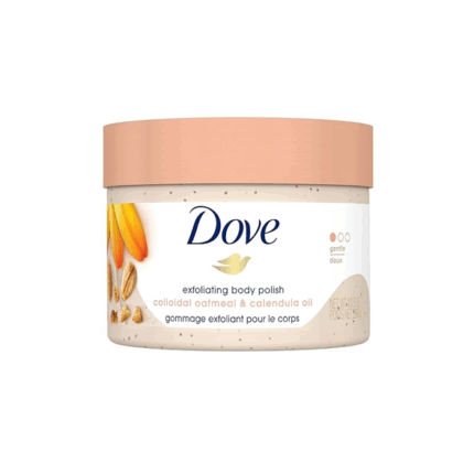 dove colloidal oatmeal & calendula oil gentle Exfoliating body polish, dove exfoliating body polish, dove body polish, dove body scrub, body scrub, Japan, Japan Mart
