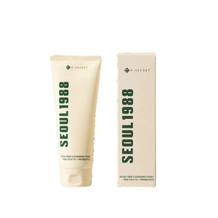 K-SECRET - SEOUL 1988 Cleansing Foam : Pine Cica 1% + Probiotics, SEOUL 1988 Cleansing Foam, K-SECRET-SEOUL 1988 Cleansing Foam, SEOUL 1988 face wash, K-SECRET-SEOUL 1988 cleanser, Japan, japan mart