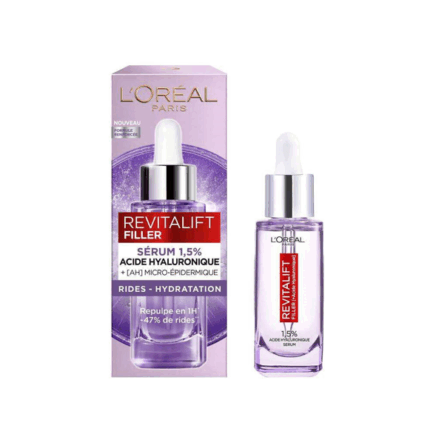 loreal paris revitalift filler 1.5% Hyaluronic acid serum, loreal 1.5% hyaluronic acid serum, loreal face serum, hyaluronic acid serum
