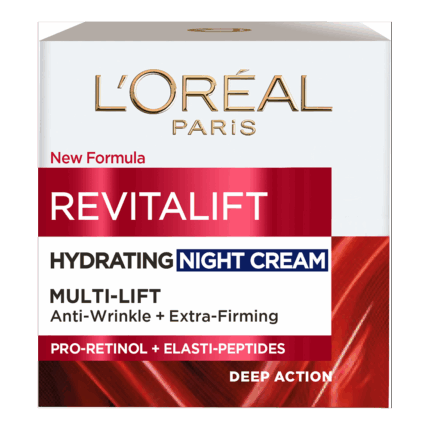 loreal revitalift hydrating night cream, loreal revitalift night cream, loreal night cream, loreal cream, loreal mosturizer