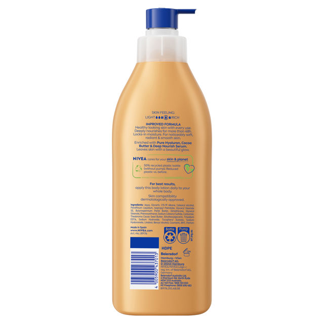 Nivea Cocoa Nourish Body Lotion – 400ml-1 Body Care, Lotions & Creams, Skin, Japan, Japan Mart