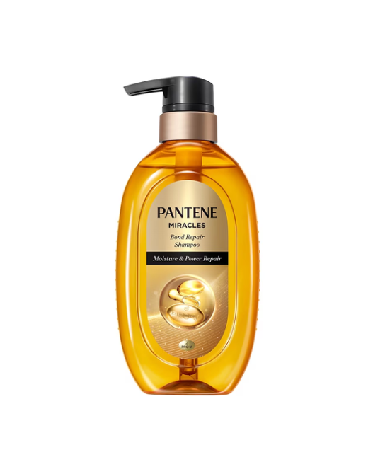 Pantene Miracles Bond Repair Moisture Power Repair Shampoo 440g Pantene Miracles Bond Repair Moisture Power Repair Shampoo, Pantene Miracles Bond Repair shampoo, Pantene shampoo, repair shampoo, shampoo for dry hair, Japan, Japan Mart