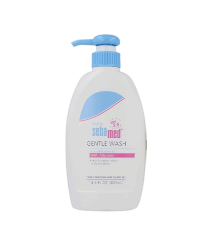 sebamed baby gentle wash with Pump, Sebamed gentle wash, sebamed baby wash, baby body wash, body wash for baby, baby care, Japan, Japan Mart