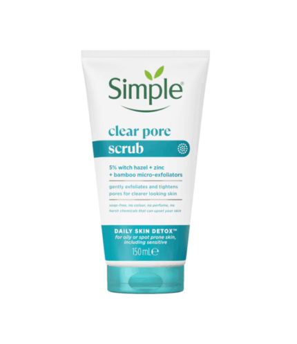 Simple Clear Pore Facial Scrub 150ml, Clear Pore Facial Scrub, simple pore scrub, pore scrub, scrub, simple scrub, Japan, Japan mart