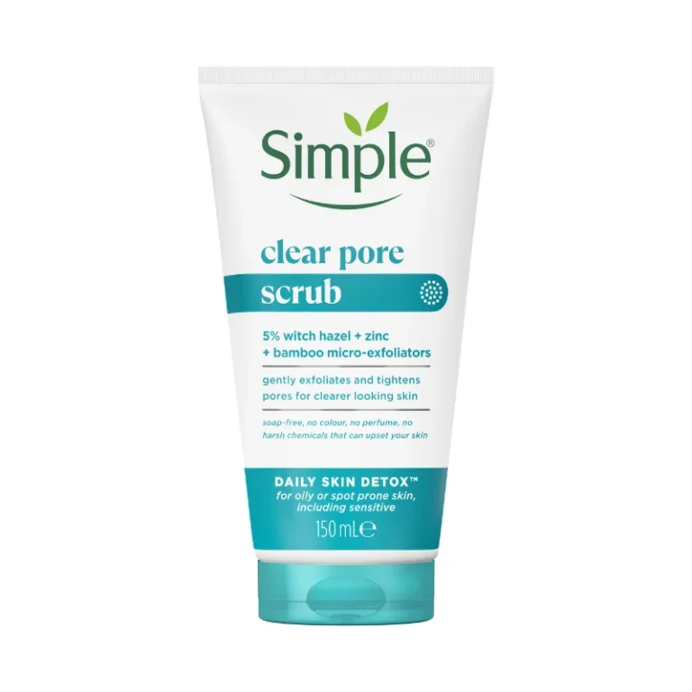 Simple Clear Pore Facial Scrub 150ml, Clear Pore Facial Scrub, simple pore scrub, pore scrub, scrub, simple scrub, Japan, Japan mart