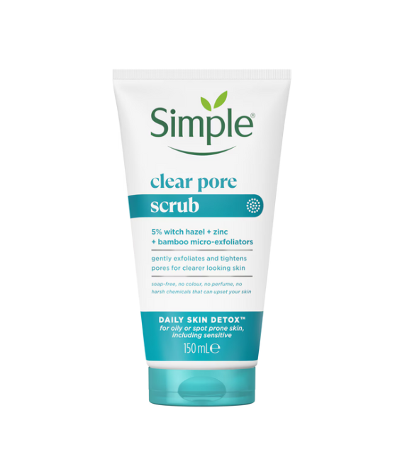 Simple Clear Pore Facial Scrub 150ml Simple Clear Pore Facial Scrub 150ml, Clear Pore Facial Scrub, simple pore scrub, pore scrub, scrub, simple scrub, Japan, Japan mart