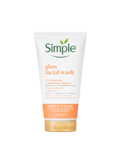 Simple Glow Facial Wash, Simple Facial Wash, brightening face wash, face wash, cleanser