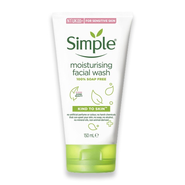 Simple Kind To Skin Moisturising Face Wash 150ml simple, moisturising, face wash, facial wash, Japan, Japan mart