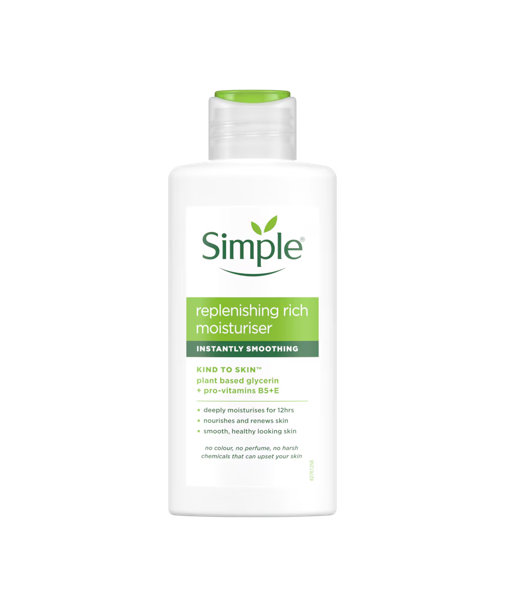 Simple Kind to Skin Replenishing Rich Moisturiser 125ml simple, rich moisturiser, Japan, japan mart