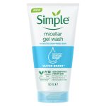 simple, water, boost, micellar, facial gel wash, facial, gel wash, gel, wash, Eidoffer, Japan, Japan mart