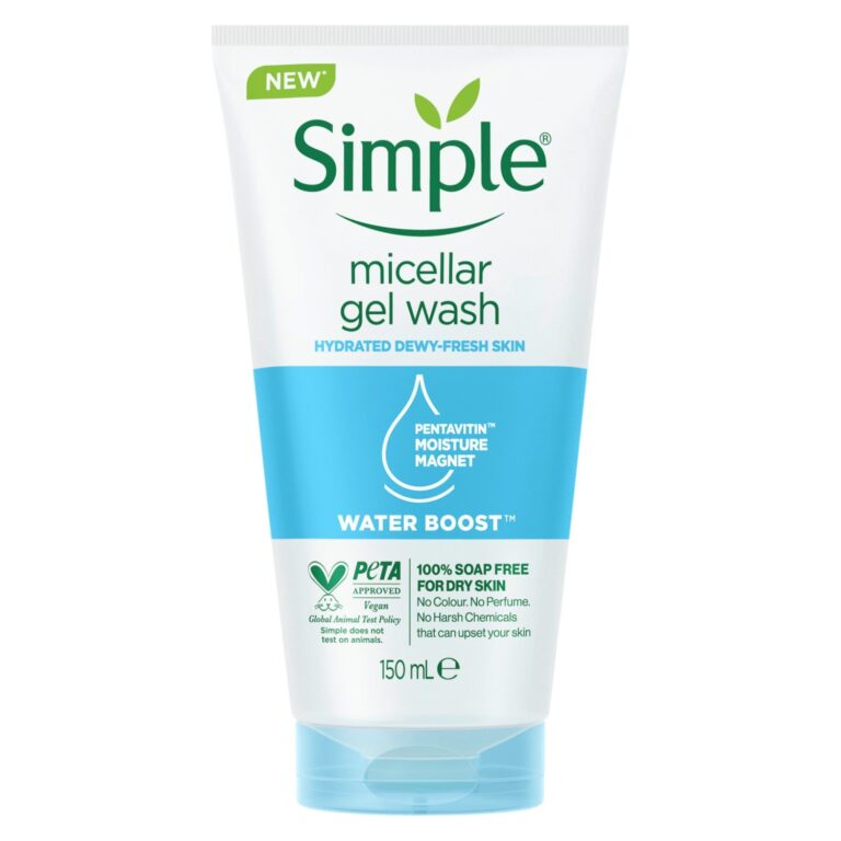 simple, water, boost, micellar, facial gel wash, facial, gel wash, gel, wash, Eidoffer, Japan, Japan mart