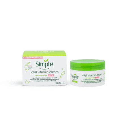 Simple vital vitamin day cream, day cream, moisturising, Japan, Japan mart