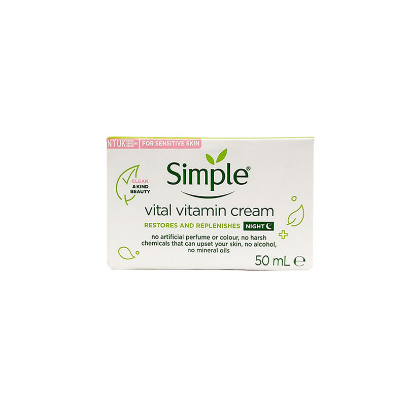 Simple vital vitamin night cream-1 Night Cream, Japan, Japan mart