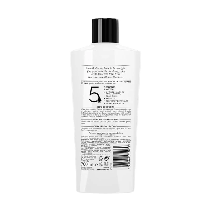 TRESemmé Keratin Smooth Conditioner – 700 ml-1 Conditioner, Dry & Frizzy Hair, Hair, Hair Care, Hair Treatment, Treatment, Japan Mart