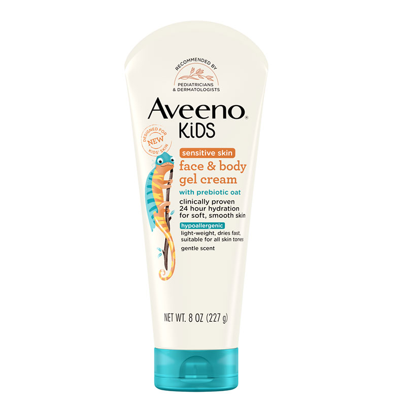Aveeno-Kids-Sensitive-Skin-Face-Body-Gel-Cream-227gm Baby Care, Cream, Moisturizers, Lotion, Mom, Baby, Japan Mart