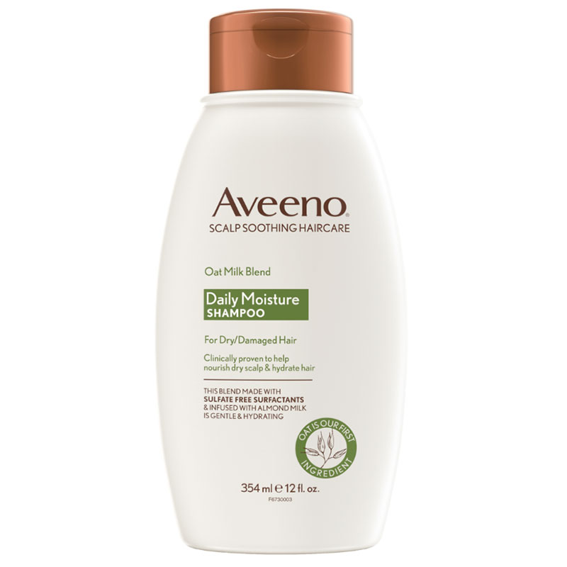 Aveeno-Oat-Milk-Blend-Daily-Moisture-Shampoo-354ml-4 Dry & Frizzy Hair, Hair, Hair Care, Hair Treatment, Shampoo, Split Ends, Treatment, Japan Mart