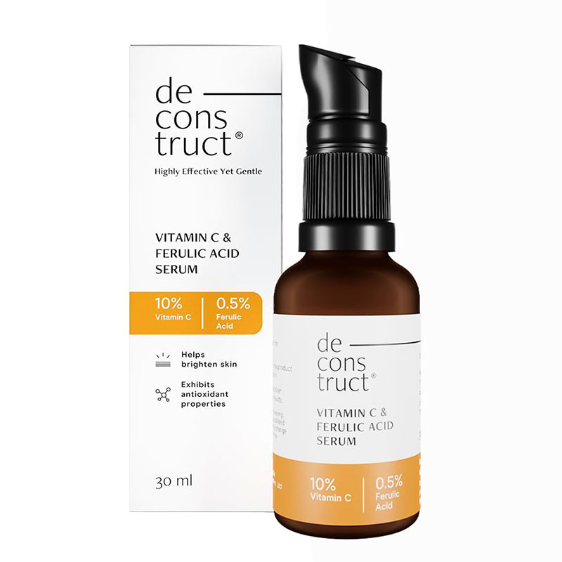 Deconstruct-Vitamin-C-Serum-For-Face-10-Vitamin-C-0.5-Ferulic-Acid-30ml Face Care, Hot Offer, Serums/Oil, Skin, Skin Lightening, Skin Treatment, Treatment, Japan Mart