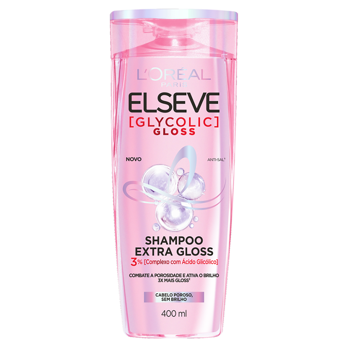 LOREAL ELVIVE GLYCOLIC GLOSS SHAMPOO 400ML Dry & Frizzy Hair, Hair, Hair Care, Hair Treatment, Shampoo, Treatment, Japan Mart