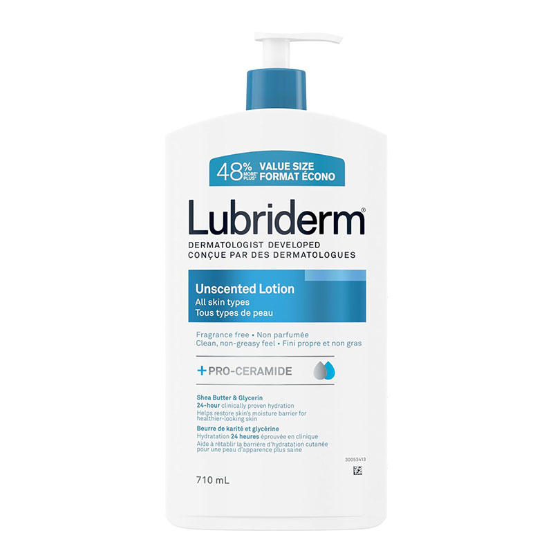Lubriderm-Unscented-Lotion-710ml Body Care, Lotions, Creams, Skin, Japan Mart