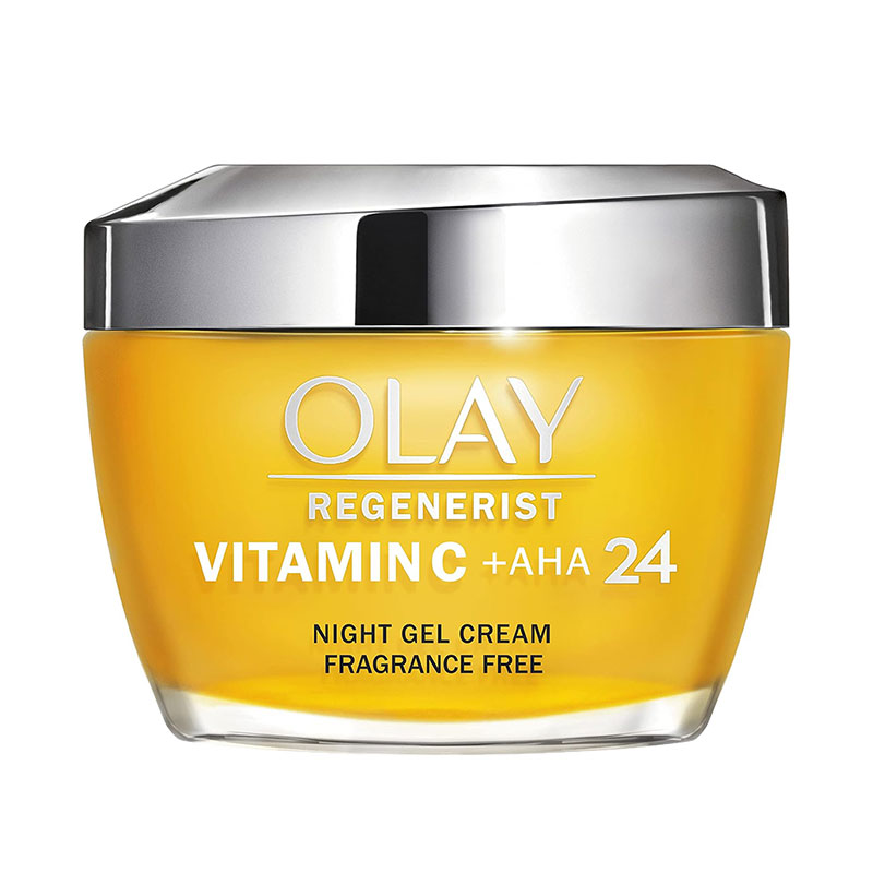 Olay Vitamin C + AHA24 Night Gel Face Cream – 50ml Face Care, Moisturizer, Night Cream, Skin, Japan Mart