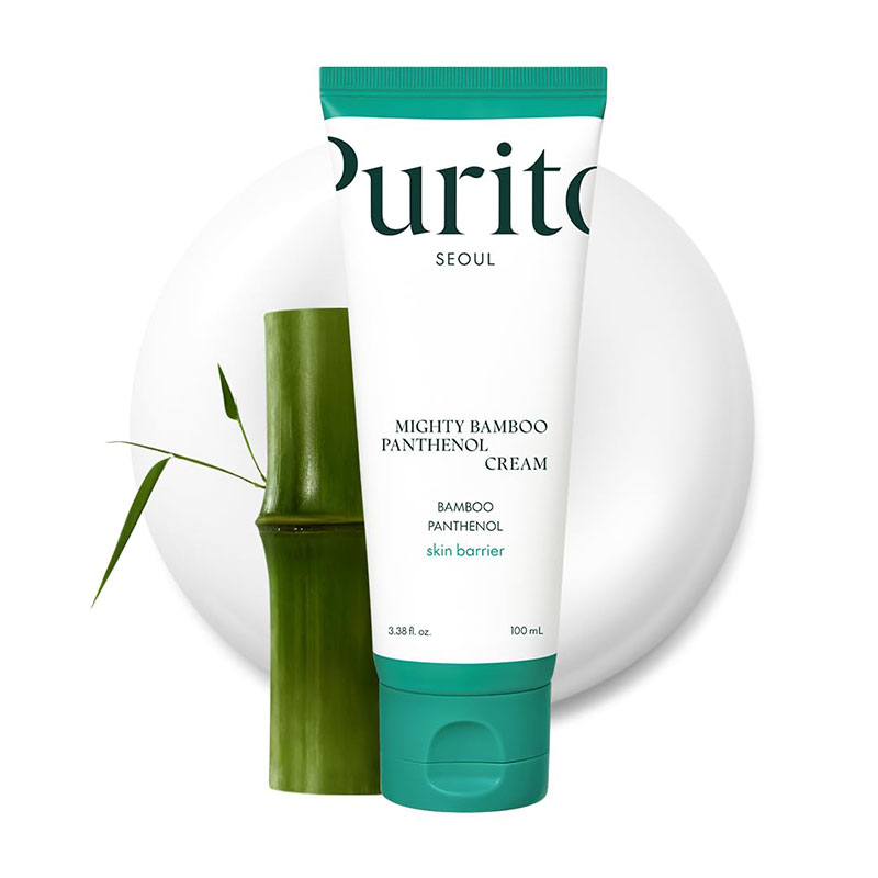 Purito-Mighty-Bamboo-Panthenol-Cream-100ml Day & Night Cream, Face Care, K-Beauty, Moisturizer, Moisturizers, Skin, Japan Mart