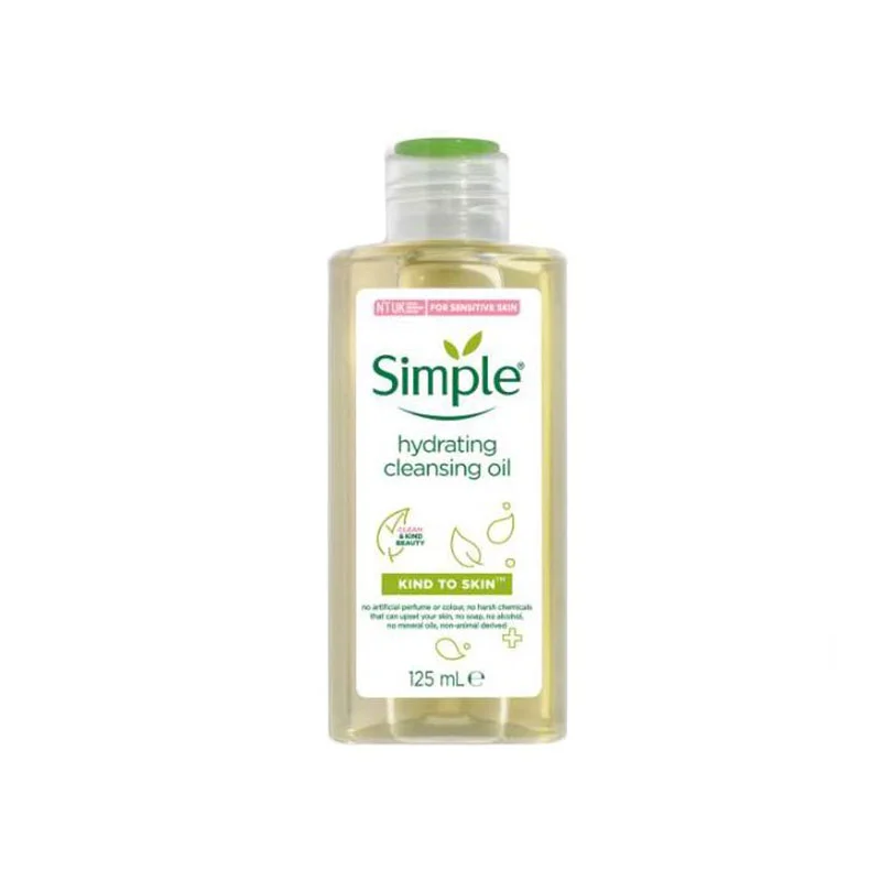 Simple-Kind-to-Skin-Hydrating-Cleansing-Oil-125ml Cleanser, Eye Makeup Remover, Eyes, Face, Face Care, Hot Offer, Makeup, Makeup Remover, Skin, Japan Mart
