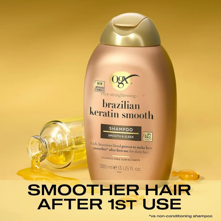 OGX Brazilian Keratin Smooth Shampoo Smooth & Sleek 385ml